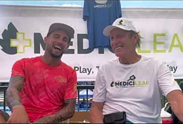 Pickleball Star Tyson McGuffin and Rick Barry