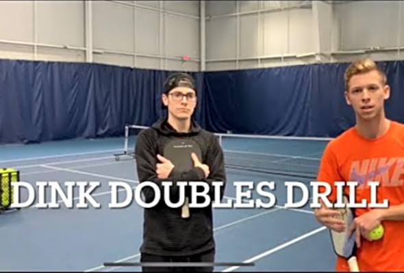 Pickleball Dink Drill - Doubles Drill