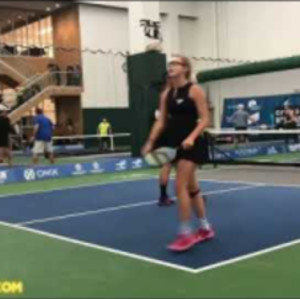 10 Minutes of Mixed Doubles Pickleball Gameplay at PPA Indoor National C...