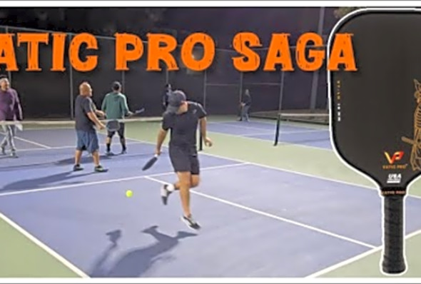 Day 1: Vatic Pro SAGA Pickleball paddle // Tournament prep for PPA APP CAPA // Control