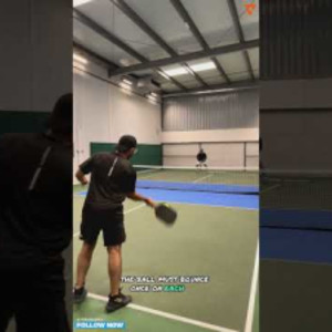 Pickleball for Beginners - The Two-Bounce Rule #pickleball #sports #shor...