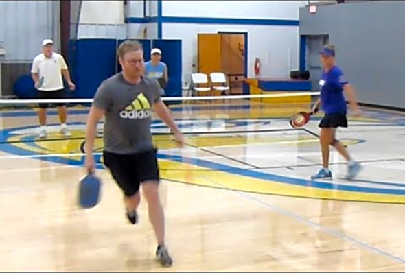 Jackson TN Pickleball Advanced Rec Play-Stephanie Lane/Ari v Johan Svennson/Rich Geenen