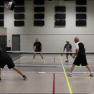 Pickleball Coach David &amp; Rich vs Tom &amp; Scott