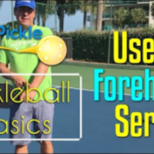 Pickleball Serve - Use the Forehand - Pickleball Basics - Getting Starte...