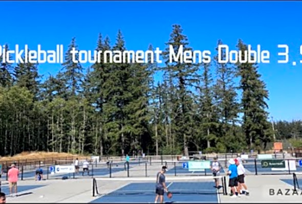 Pickleball Tournament Men&#039;s Double atSurrey Partial Raw Video