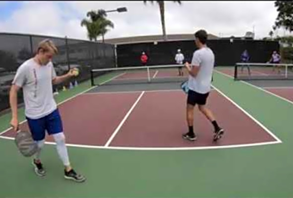 Pickleball- 2019 SoCal Summer Classic Age 19 Goebel/Loong vs Dawson/Dawson