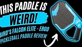 Bird&#039;s Falcon Elite - Ergo Paddle Review: Does this Weird Shape Fix Pickleball Elbow?