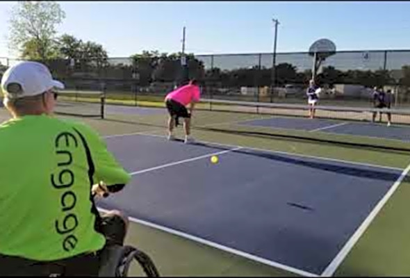 Michael O&#039;Leary Wheelchair Pickleball, Game 1 of 5