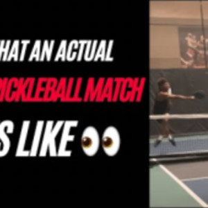 THIS is what a PICKLEBALL MATCH looks like at a 4.0-4.5 SKILL LEVEL