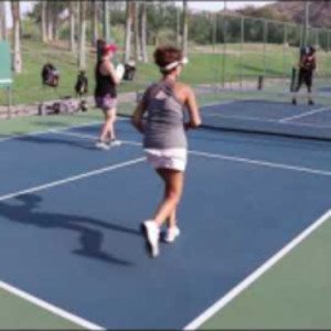 She says I suck as a 4.0 female... Coach David Pickleball &amp; Rambo vs Zan...