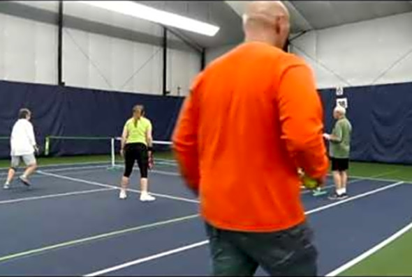 Karen &amp; Denise Holiday Smash Pickleball Tournament Match