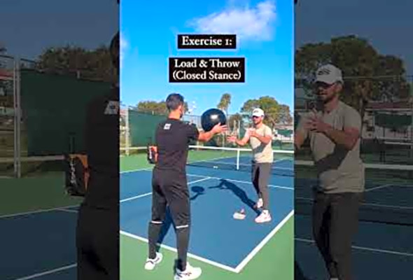 2 Exercises To Get INSTANTLY Add 5mph On Your Serve #pickleballcoach #pickleball #pickleballtips