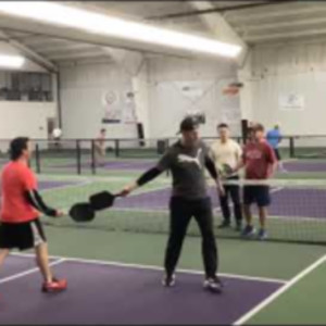 Play Hard Pickleball presents Mens Doubles and always adjusting