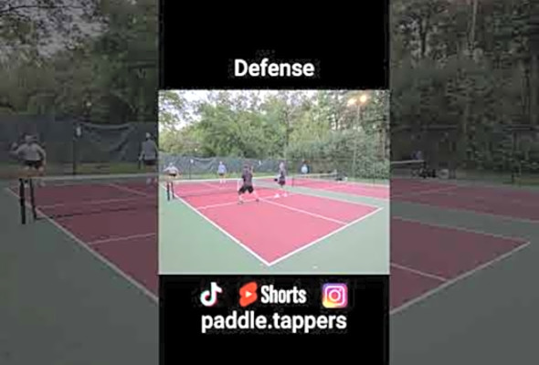 Defense #pickleballhighlights #pickleballdoubles #mlp #ppa