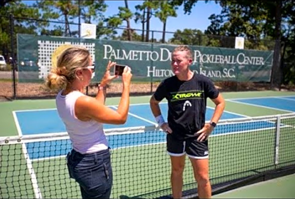 Sarah Ansboury Interview on Pickleball at Palmetto Dunes Resort