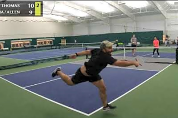 Pickleball - Cynthia Cesar Allen Thomas - April 21, 2022