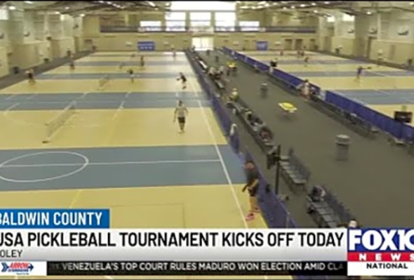 The USA Pickleball tournament select series is underway this weekend in Foley