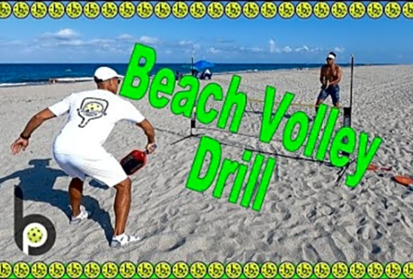 Pickleball on the beach