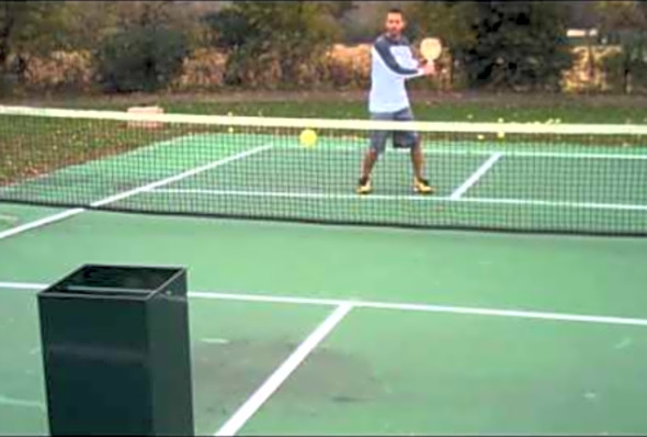 Forehand and Backhand Volleys with Pickleball Ball Machine