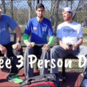 Three 3 Person Drills that will make you a better pickleball player!