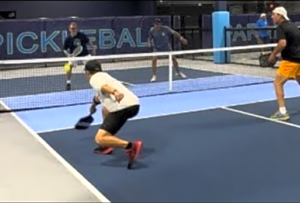 Pickleball Pickleboo Mens 4.0 50 Semifinal Match.