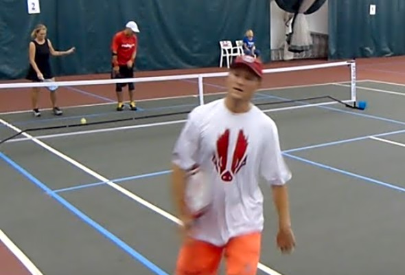 Wolfe Sports Pickleball OMX R2 Jennifer Lincoln/Rich Geenen v Dave Weinbach/KaSandra Gehrke