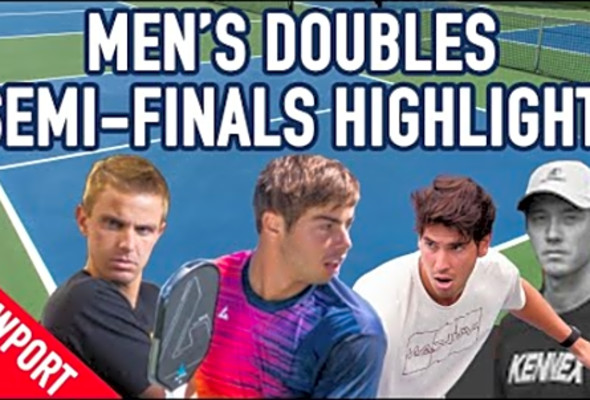 Ben Johns / Collin Johns VS Tyler Loong / Callan Dawson - Mens Pickleball Doubles Semis Highlights