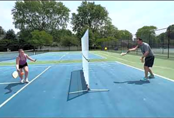 The Rebounder - Pickleball Practice Net