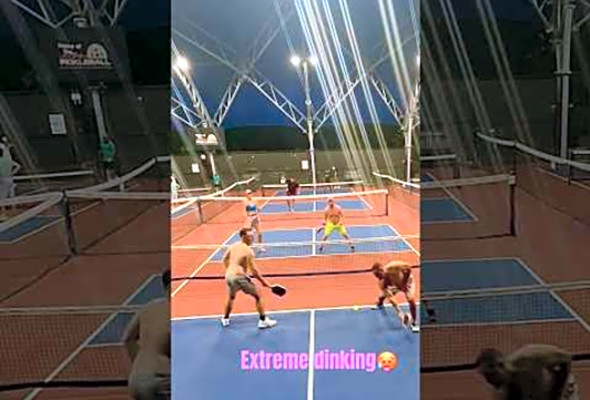 Pickleball dinking deluxe #pickleball #skills #highlights #dink #fun #patience #winner