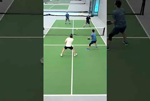 The ol catch and throw! #pickleball #sports #highlights #50subs