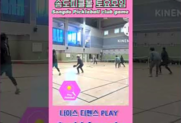Songdo PickleBall Exercise on the Weekend