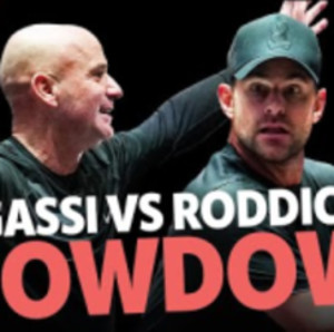 ANDRE AGASSI PLAYS ANDY RODDICK IN PICKLEBALL FOR $1 MILLION!