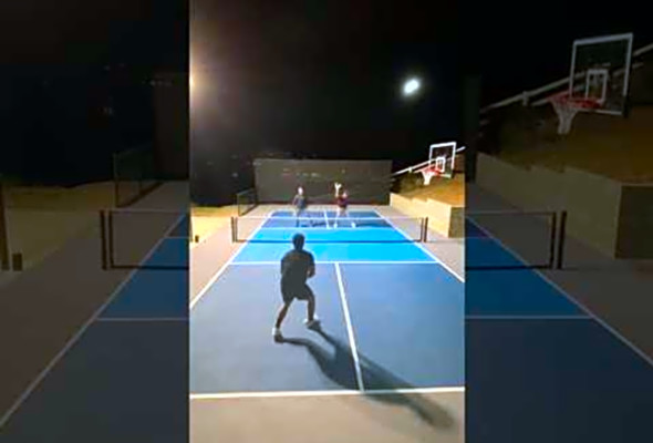 AMAZING PICKLEBALL POINT! #pickleball #pickleballhighlights #ppa