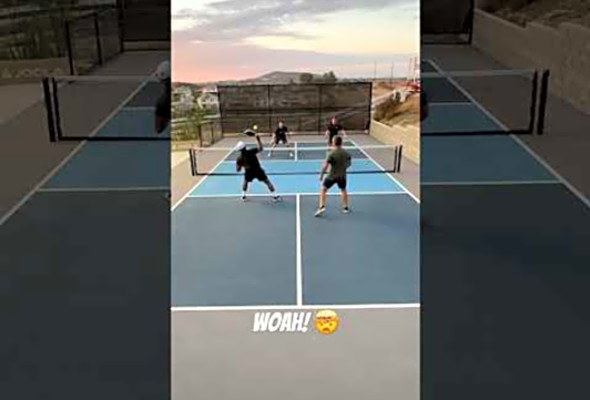 2 vs 1! #pickleball #pickleballrocks #highlights #espn #shorts #athlete