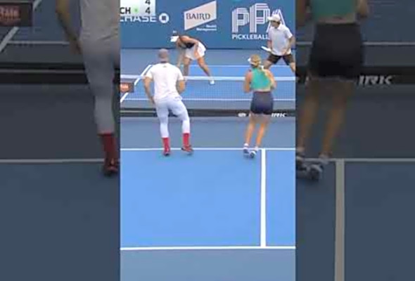You: Left Me: Right - Let&#039;s both &quot;Erne&quot; #shorts #pickleball