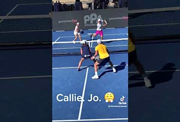 CALLIE JO BRING THE FIRE #pickleball