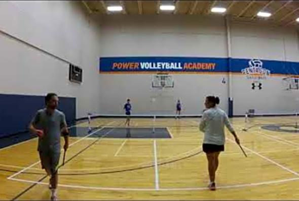 RR3 Patti &amp; Mike vs Mandi &amp; Chris - Mixed 4.5 Pentagon Pickleball Tournament 2020