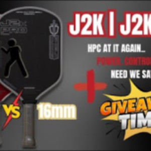 Power. Speed. Precision. GIVEAWAY - J2K &amp; J2K Pro 14mm Pickleball Paddle...