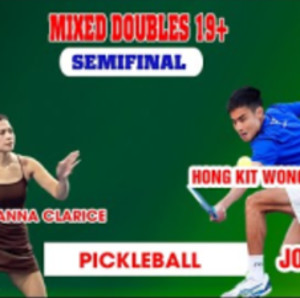 Thrilling Pickleball Match: Hong Kit Wong &amp; Jou Yu Ko Battle Indias Top Duo