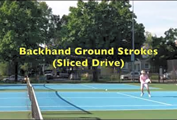 Pickleball Backhand Ground Stroke Variations, Ann Carney with Toui