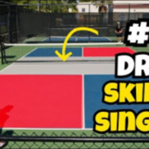 How to Play Skinny Singles - #1 Pickleball Drill - Full Gameplay Demonst...