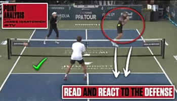 Predicting Your Partner&#039;s Moves to Cover the Court: Pickleball Point Review