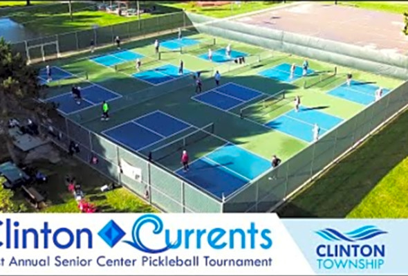Clinton Currents: First Annual Senior Center Pickleball Tournament