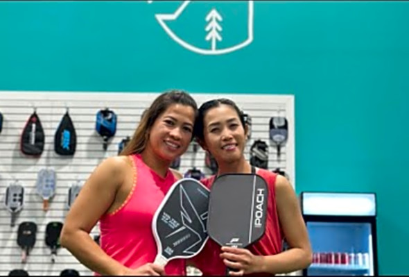 The Calgary Pickleball Center Open: Womens 4.0 Doubles Gold Medal Match.