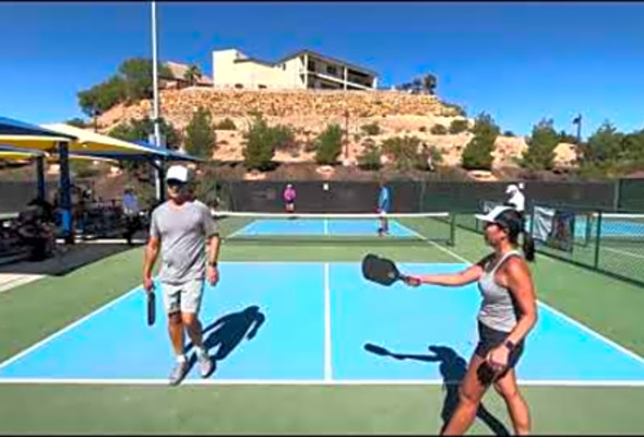 Mixed Doubles 3.5 35 Gold Medal Match Pickleball with Come Around from Back Draw, best 2 of 3 to 11
