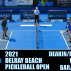 APP 2021 Delray Beach Pickleball Open Pro Mixed Doubles: Deakin/Parentea...