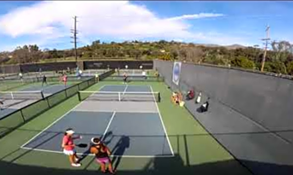 Rotating Doubles Round Robin. January 7, 2020. Santa Barbara Pickleball. Womens 4.0/4.5. 8 players.
