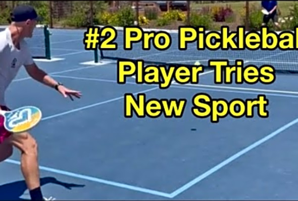 #2 Ranked Pickleball Player Tries Spec Tennis (Riley Newman)