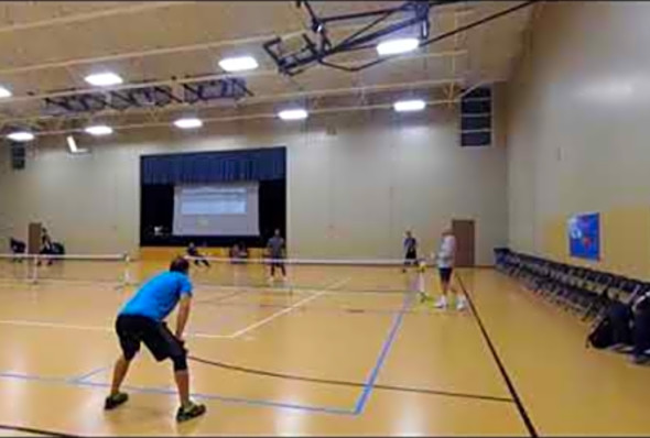 League City Championship pickleball tournament men&#039;s 4.0 gold medal match