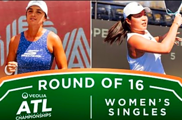 Catherine Parenteau v Chao Yi Wang at the Veolia Atlanta Pickleball Championships